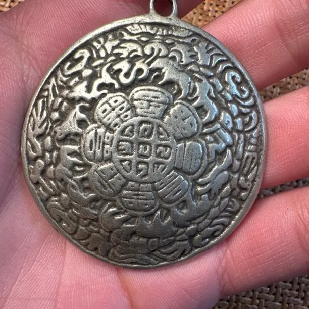 复古手工天铁陨铁九宫八卦牌创意个性家居装饰