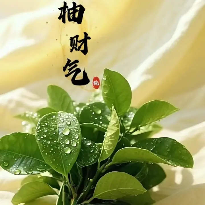 新鲜带枝柚子叶用于沐浴去晦气乔迁新居必备