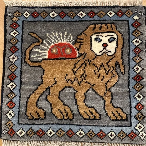 伊朗手工打结地毯4146