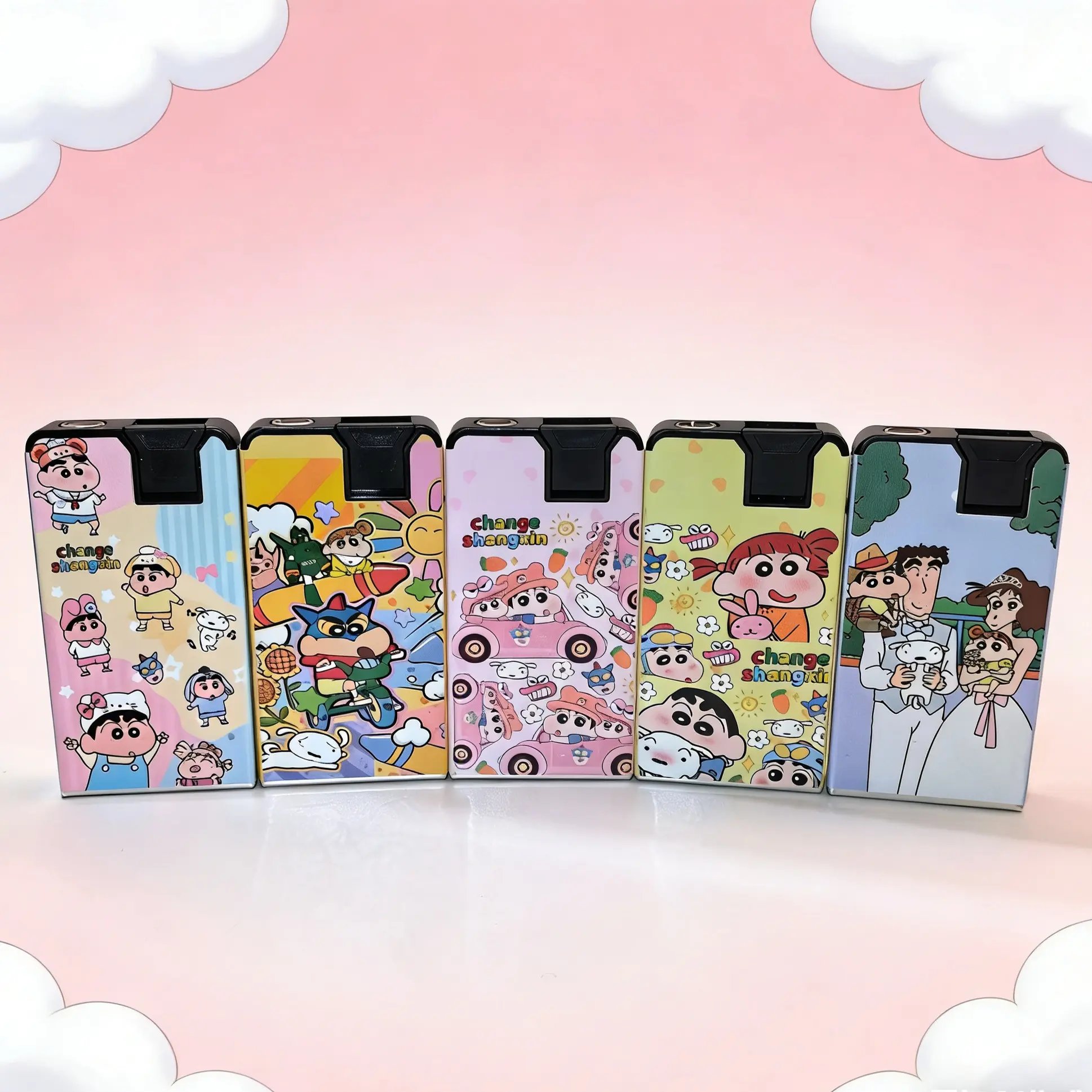 网红款卡通金属蓝焰直冲防风打火机创意个性可充气可爱新款