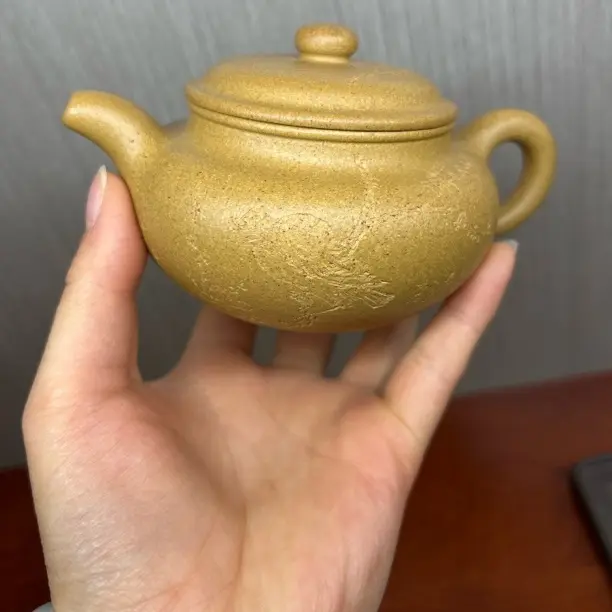 宜兴原矿段泥手工仿古家用泡茶紫砂壶