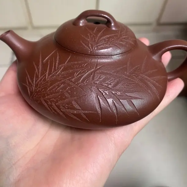 宜兴原矿手工紫砂壶纯手工泥壶汉瓢壶紫泥料精工制作泡茶茶具