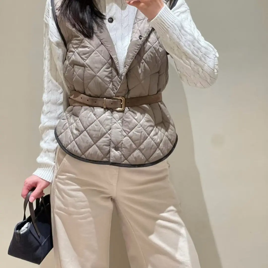 女装女常规款立领气质背心