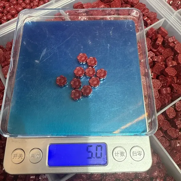 高含量紫金砂小花diy配件