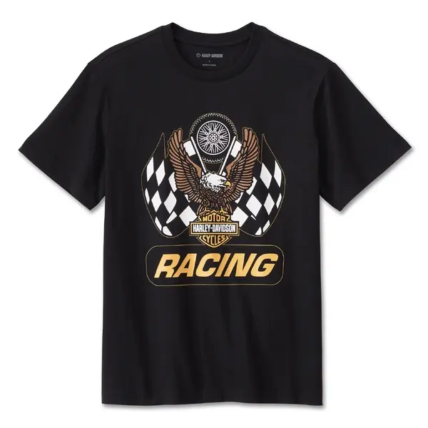 Harley Davidson/哈雷戴维森男士印花T恤