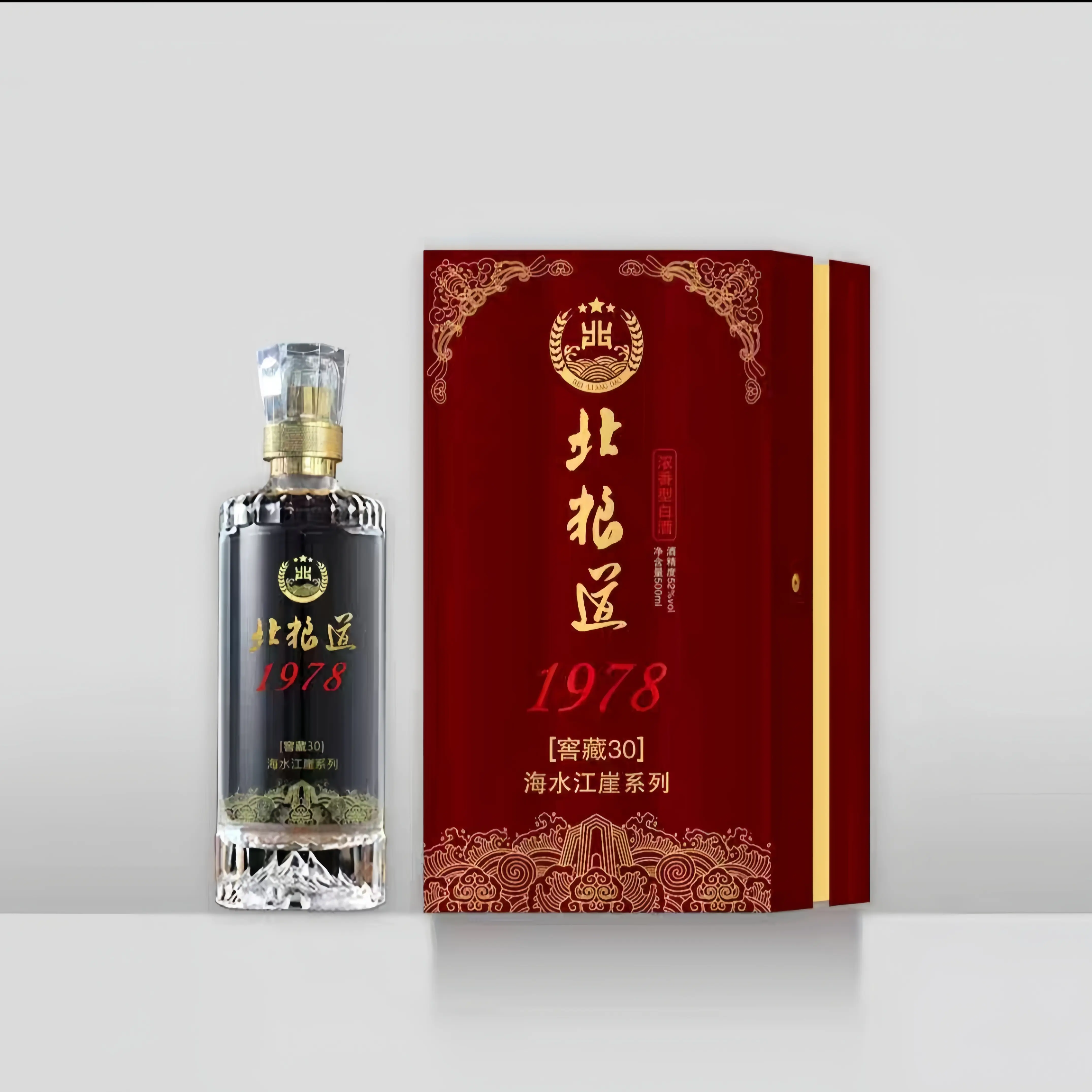 北粮道-52度《窖藏30》1978海水江崖系列/醇厚珍品52度500ml*6