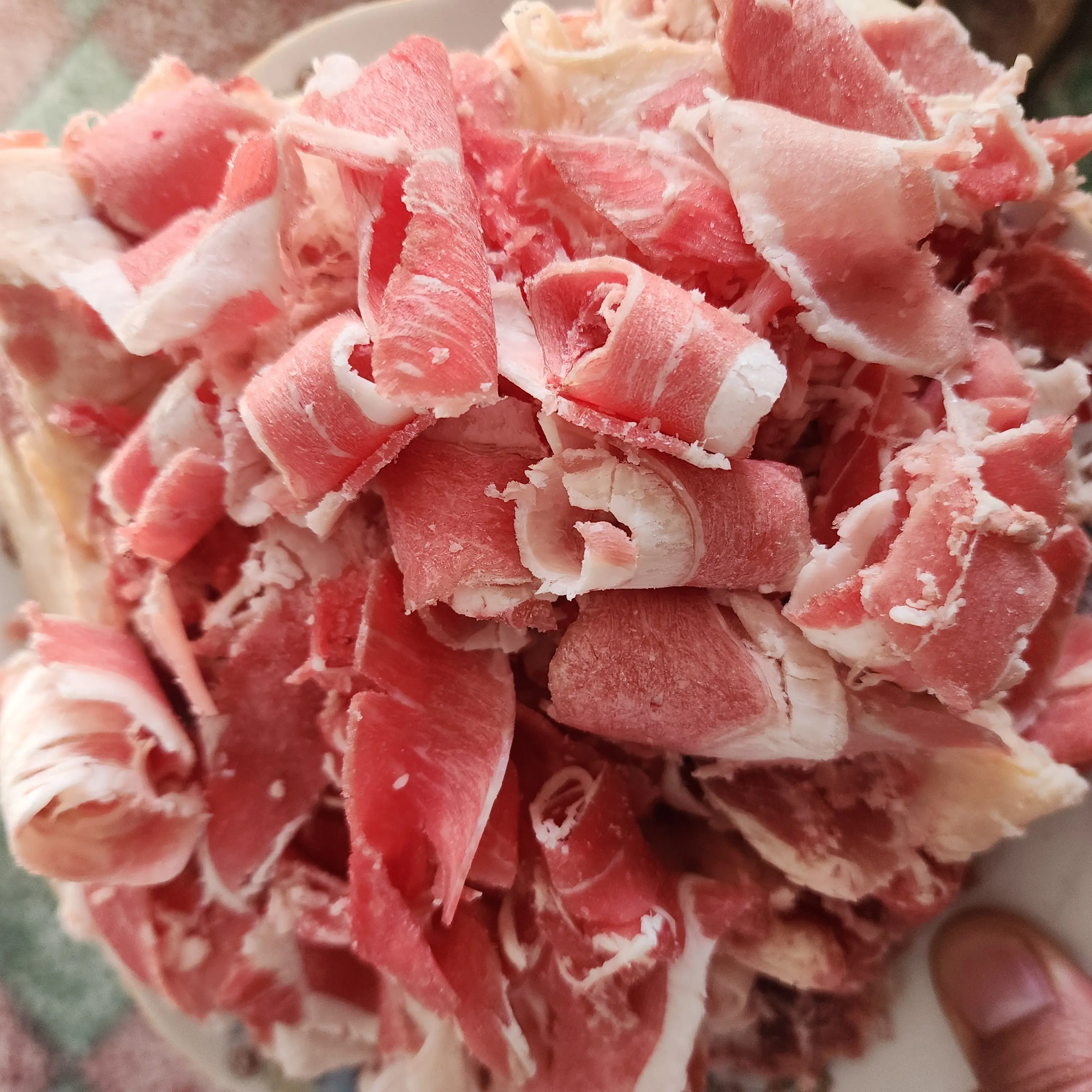【肥牛碎肉】原切 零添加 炒菜 吊汤 煎烤 涮均可肥牛卷边角牛肉卷