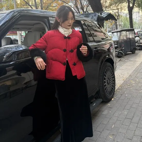 乔熙名店新中式冬宽松小个子保暖百搭