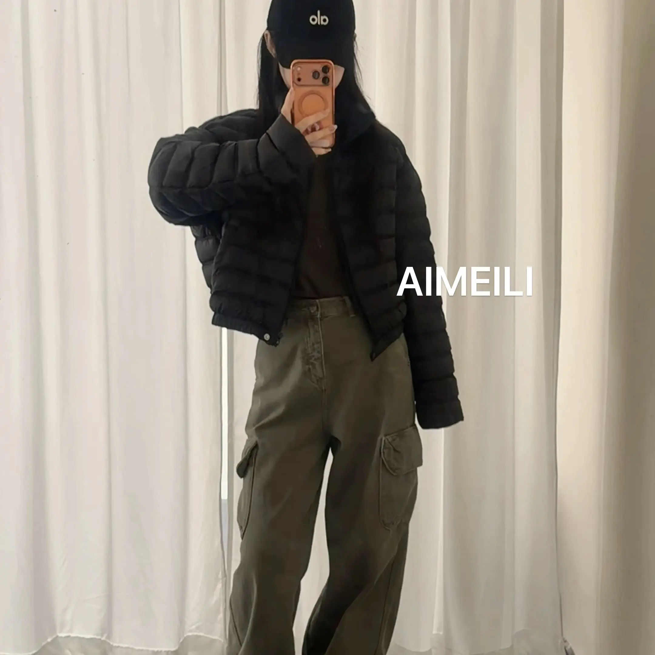 Aimeili-轻薄 保暖 外套