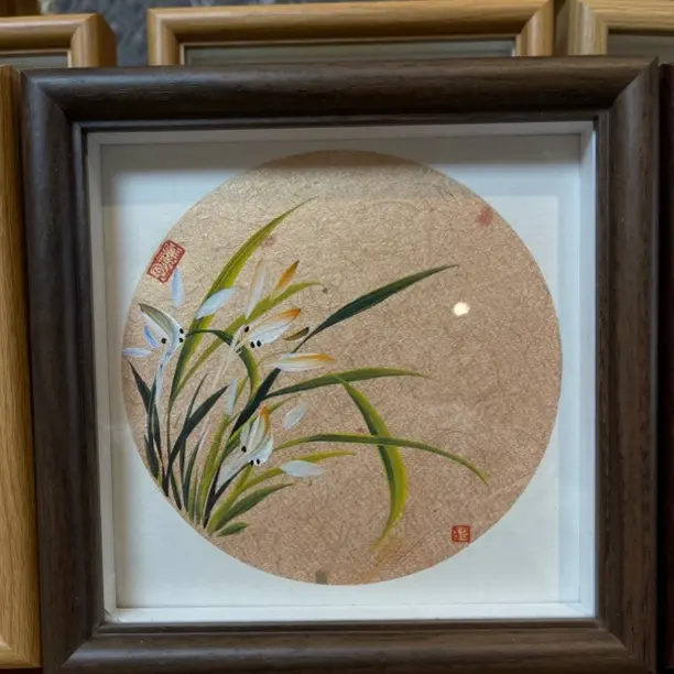 国画摆台【带框15x15尺寸】