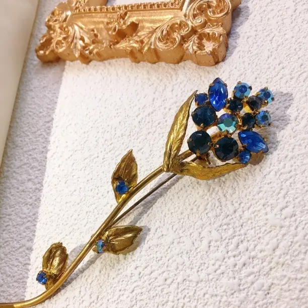 合金珐琅胸针 合金胸针 老奥地利打标植物系列感胸花首饰配饰