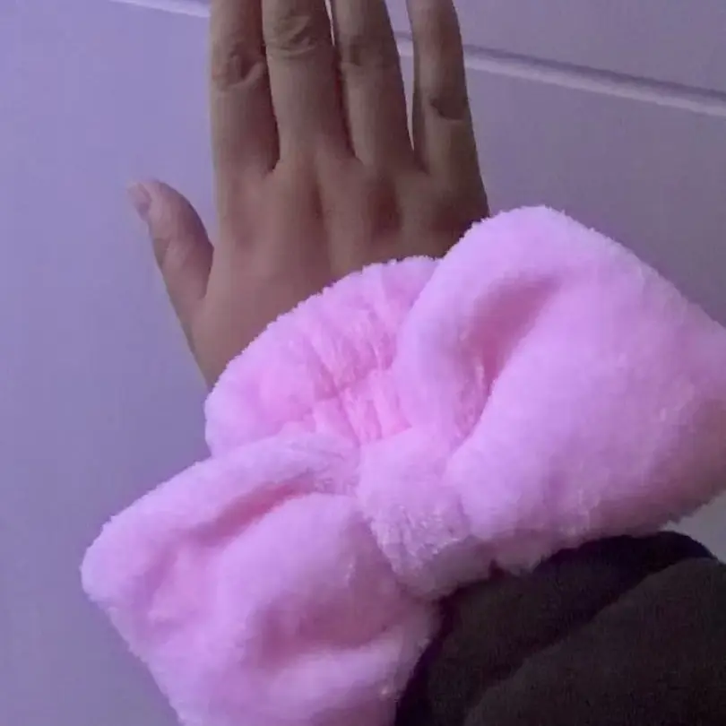 旻遥460-489防滑吸水家用加绒挂式学生头饰大号发带通用