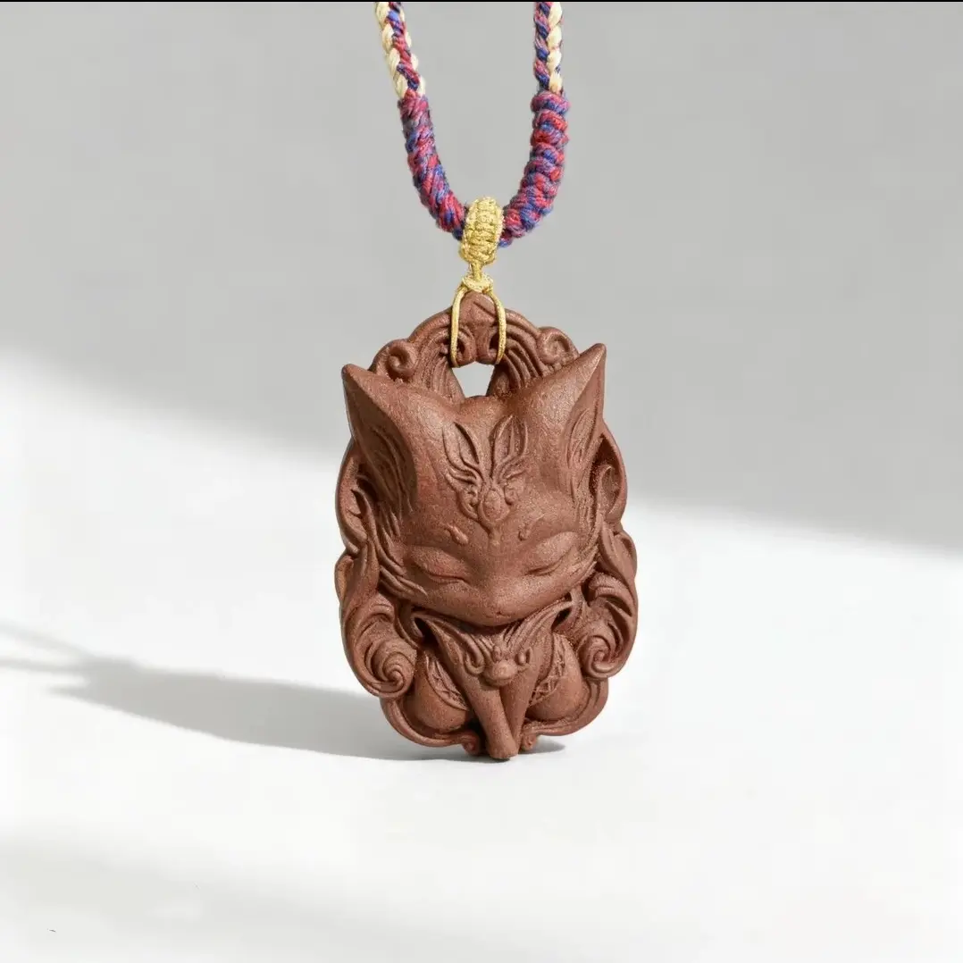 【玫瑰养心】古法手工凤九狐狸合香牌