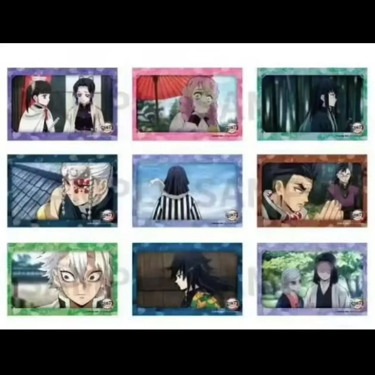 【鬼灭之刃】 沪版 无限列车剧场版限定方吧唧 徽章  【默认代拆】
