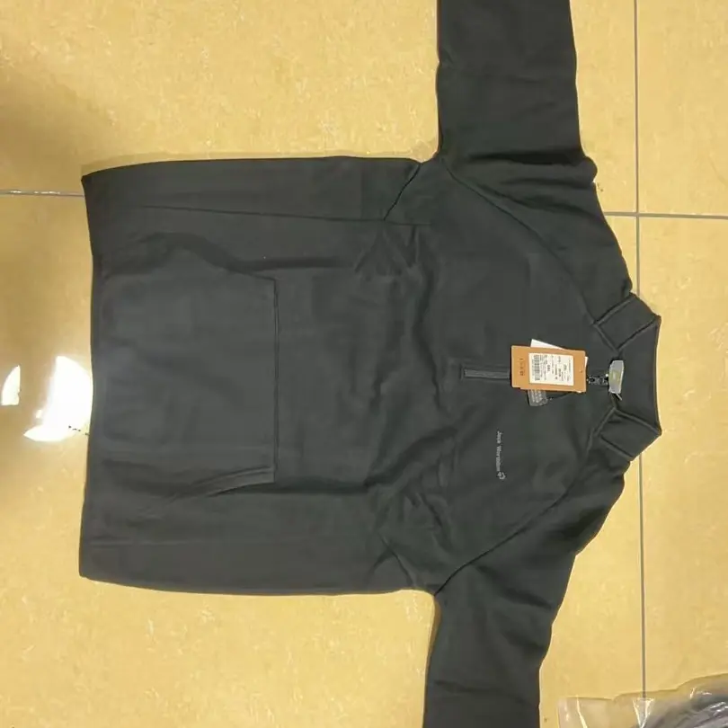 【8081】专柜下架秋冬男士加绒加厚立领半拉链摇粒绒潮流百搭卫衣