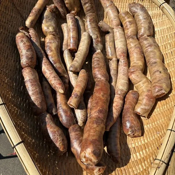 慧姐腊肠(大肠 )[一物一拍]现场称重 按重量售卖乡村土猪肉
