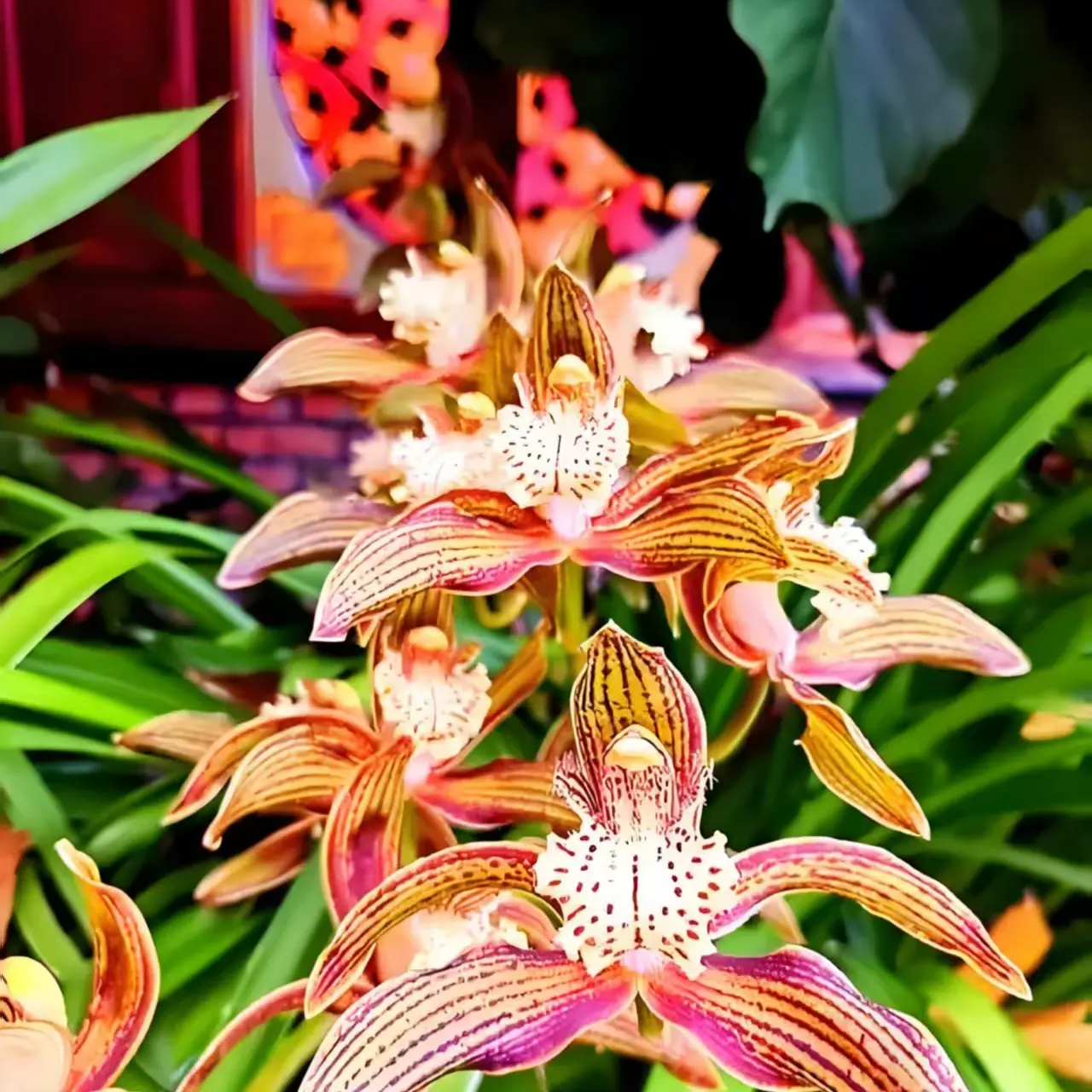 藏乡虎头兰浓香型花卉盆栽