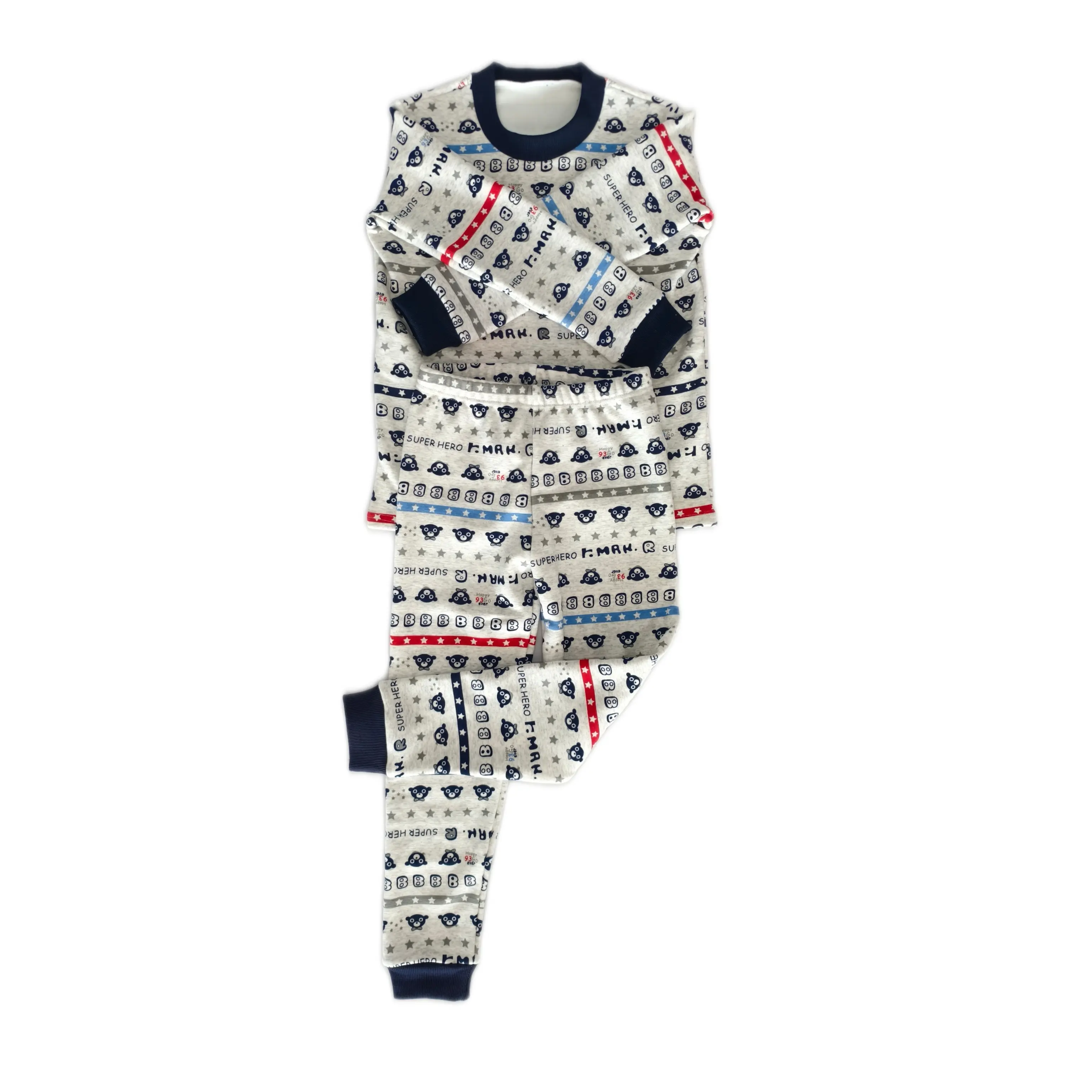 男女童长袖保暖秋冬季套装