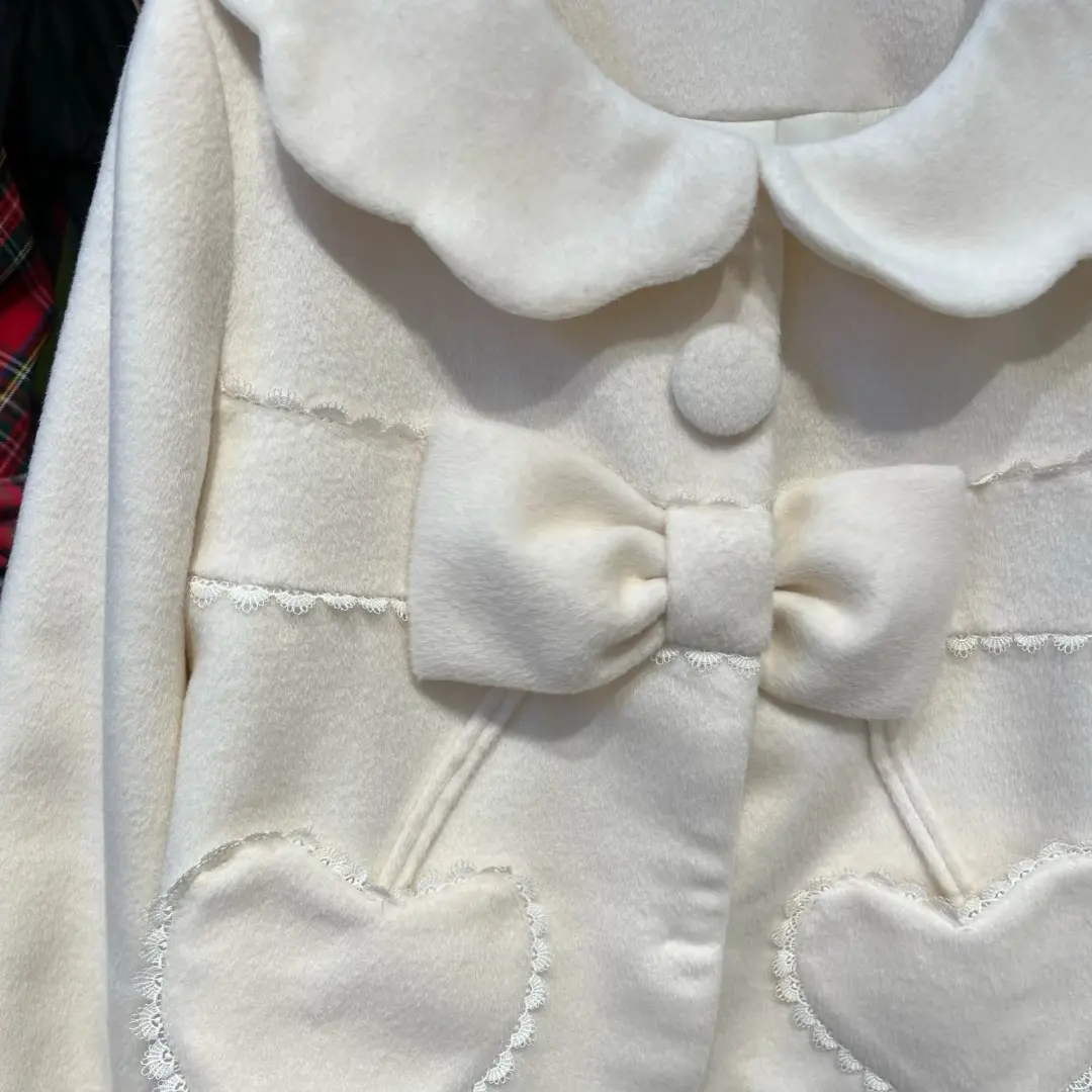 仲夏物语蝴蝶结樱桃大衣外套