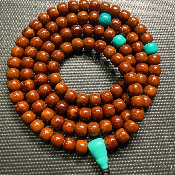 SSS级高端实心鼠108老型脖挂，尺寸9，全品精工