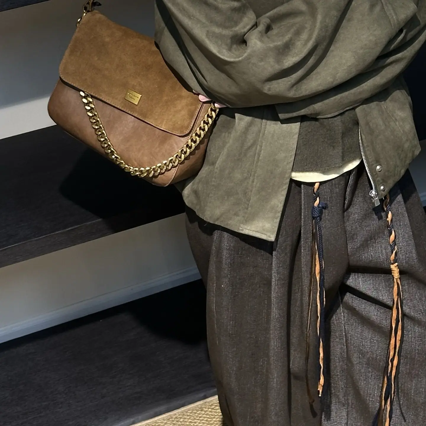 单肩款法式纯色小方包磨砂腋下包跨境风潮拉链轻奢风