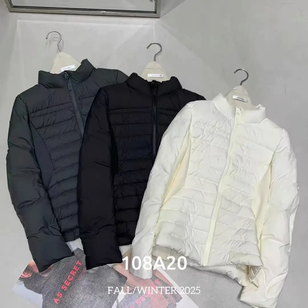 立领短款潮流保暖轻薄羽绒服