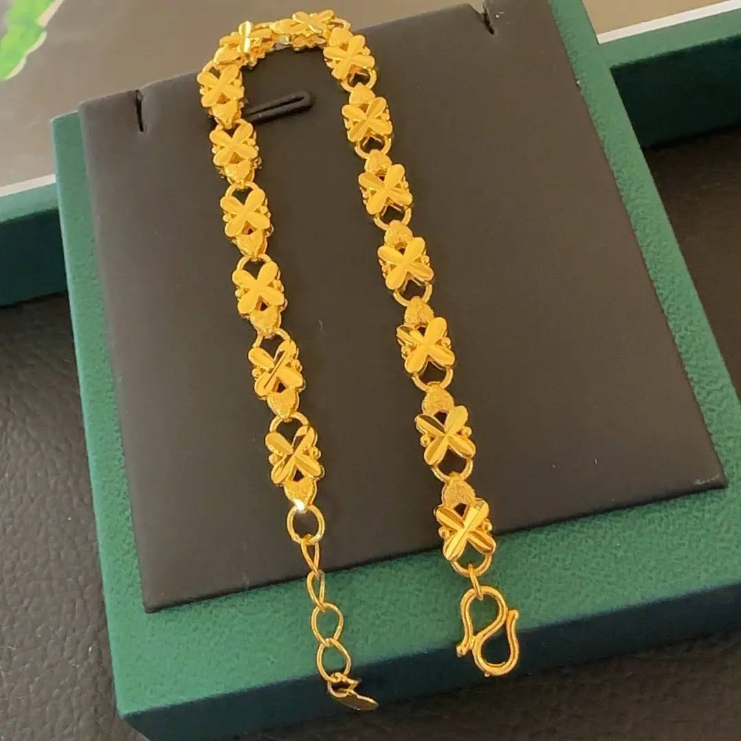 KK 四叶草爱心时尚百搭手链轻奢质感不掉色