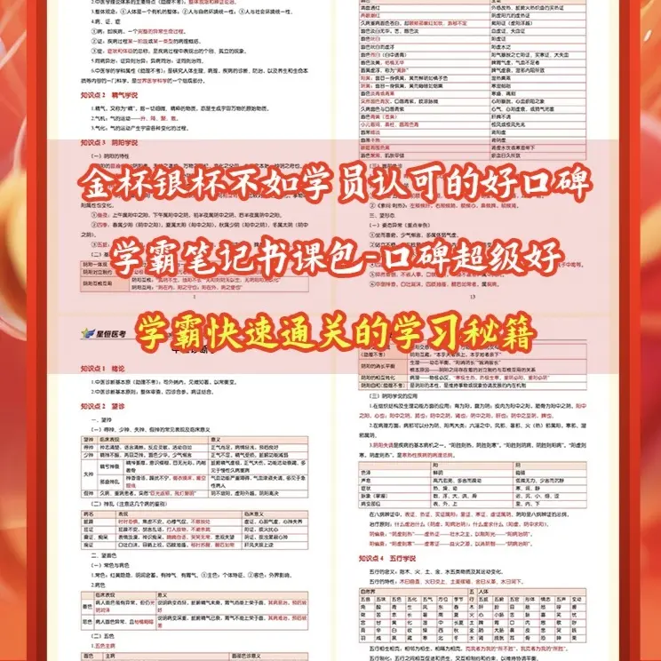 医考学霸笔记书课包助力备考