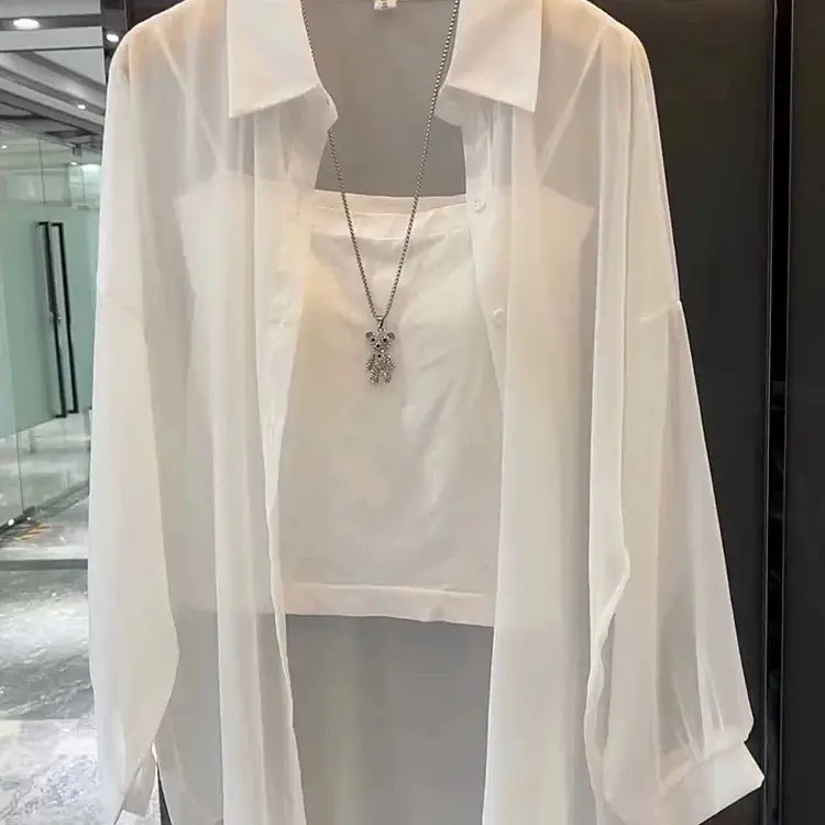 【801-900】宽松百搭衬衣女