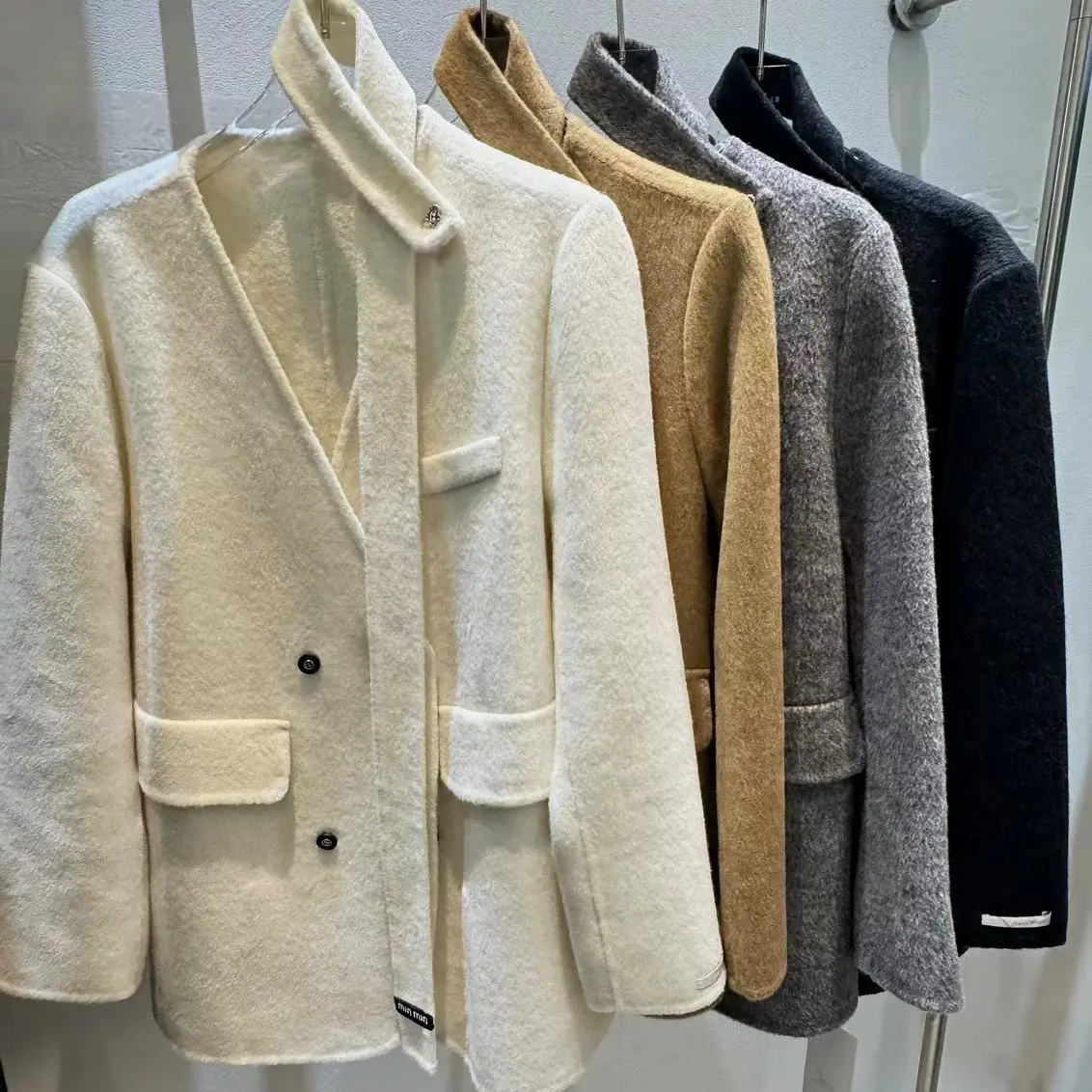 秋季韩版气质宽松双面短款外套女时尚百搭