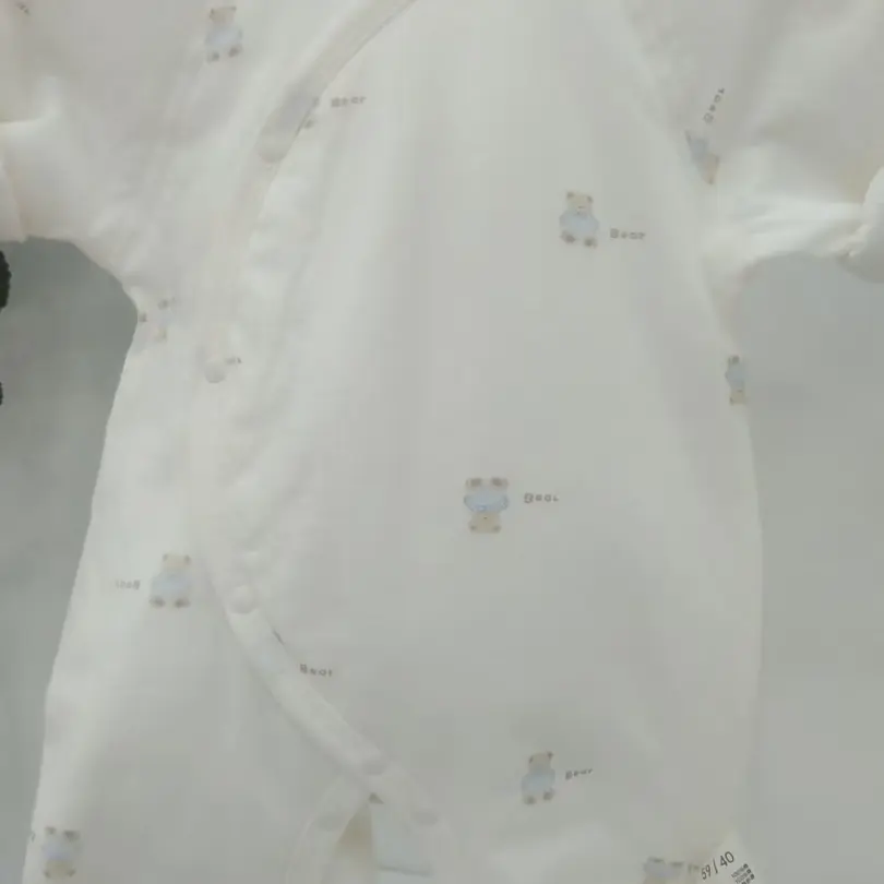 【浩亦墨】捡漏新生儿5259码40克薄棉连体A类纯棉无骨婴儿保暖爬服