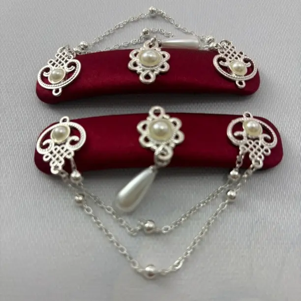 黑色纯手工铃铛流苏民族风复古发夹发卡日常百搭头饰