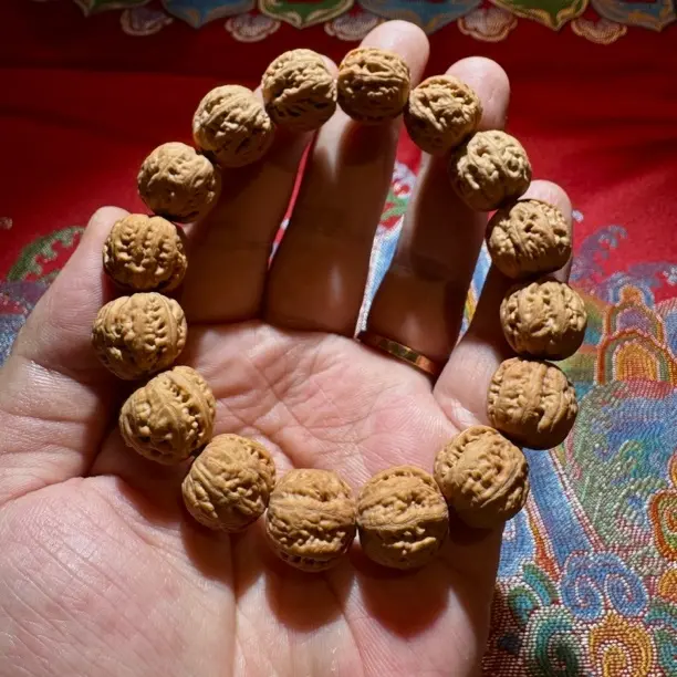 皓玩儿京八棱小核桃手串17*16mm文玩手串