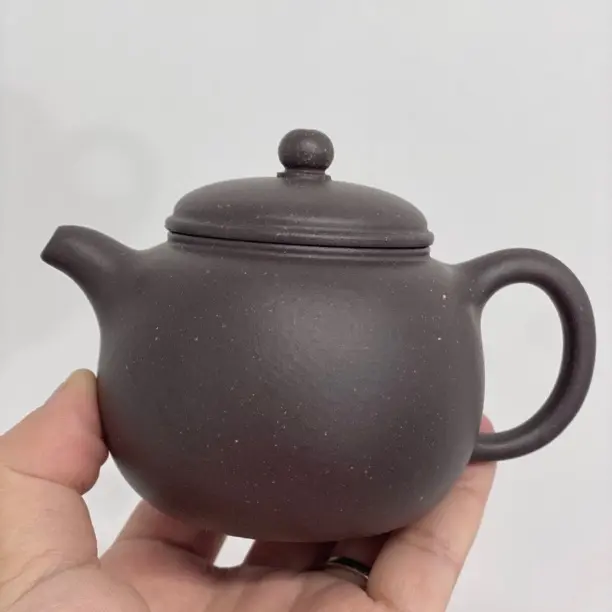 绝美《匏尊》原矿天青紫砂壶 高端泡茶利器