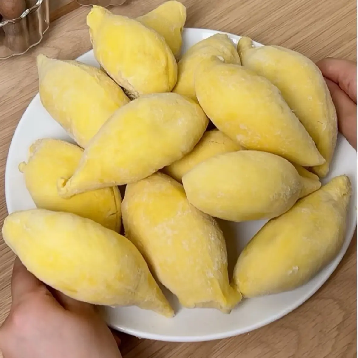 金枕树熟榴莲果肉 到手800g液氮冷冻（如有夹生加热后吃介意慎拍）