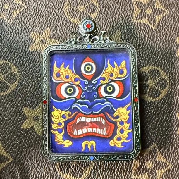 合金吊坠 唐卡纯手绘