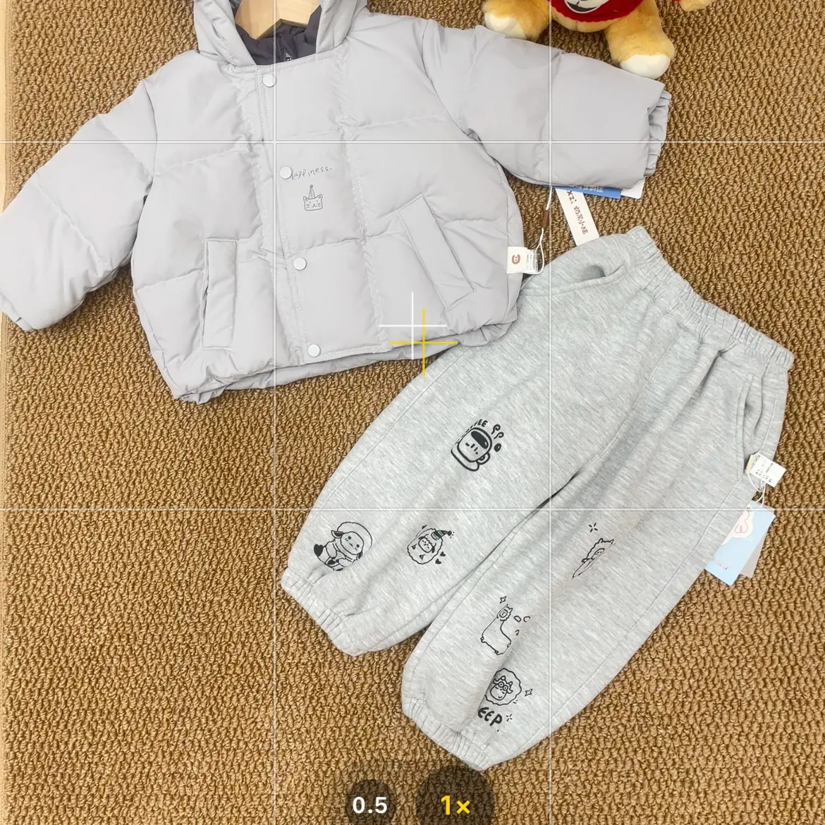 冬季新款婴儿白鹅绒连帽加厚保暖男女宝宝外套