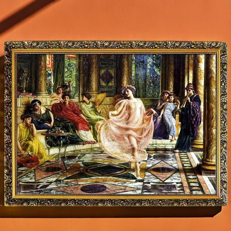 法国DMC十字绣-财姐专属经典油画舞者绣花十字绣花新款刺绣客厅