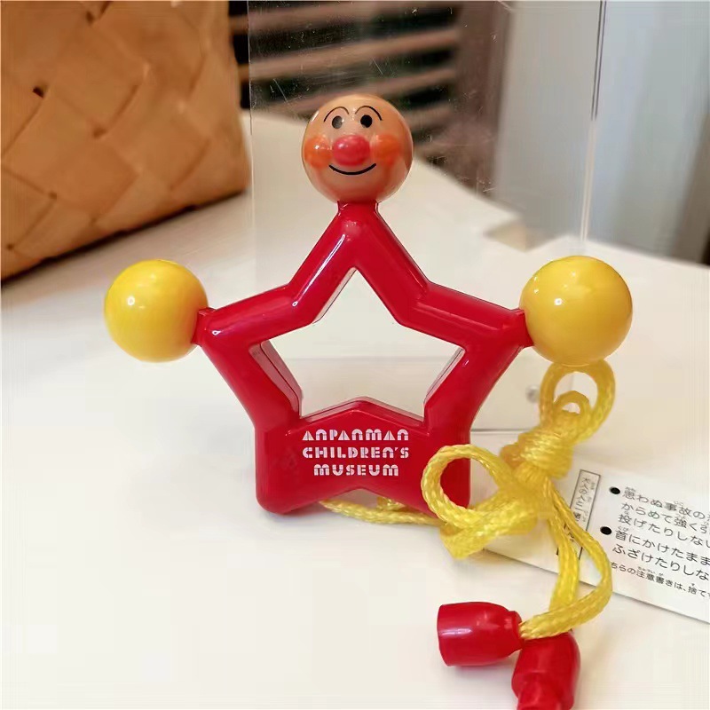 面包超人五星手摇铃玩具早教婴儿玩具音乐引导有趣清脆抓握产品