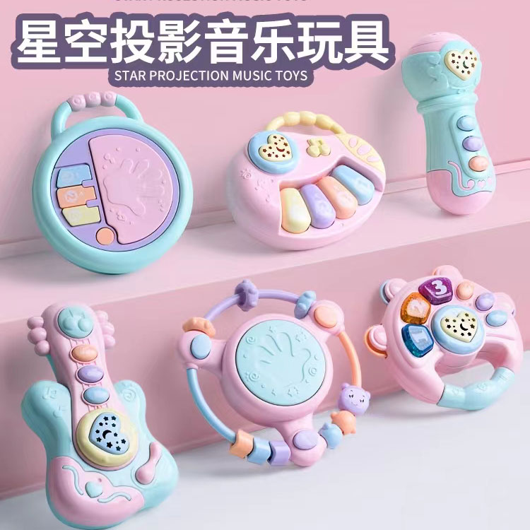 音乐手拍乐器益智早教机摇铃婴儿宝宝儿童趣味清脆形状功能产品