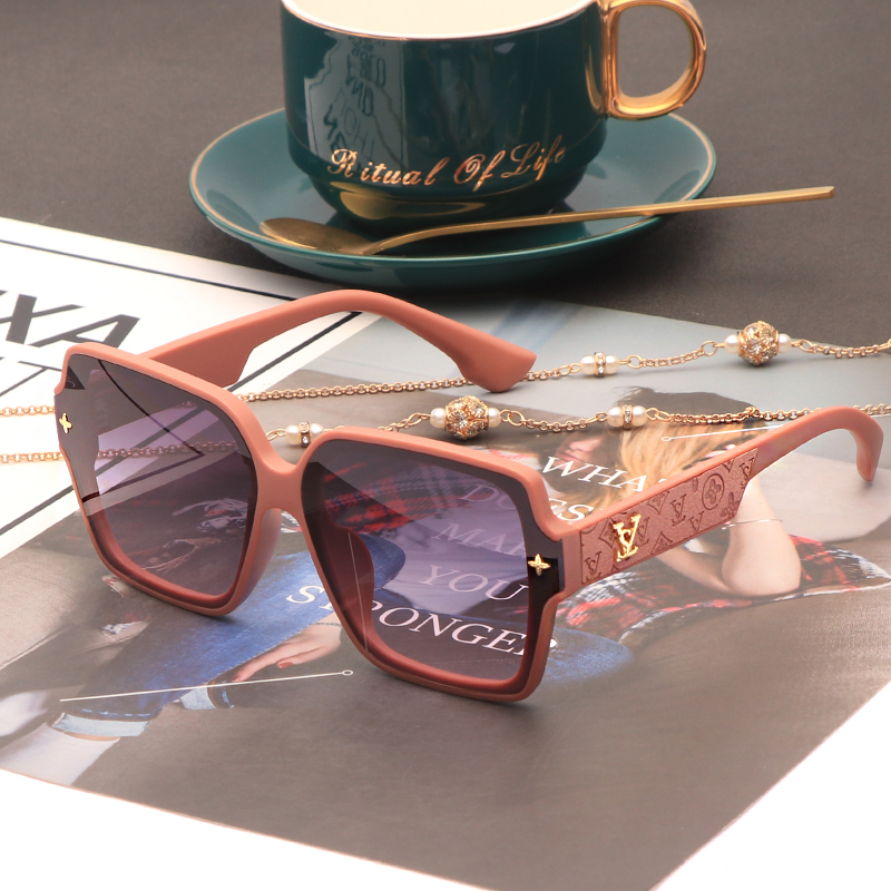 法国设计师【顶奢】新款墨镜高级感时尚百搭防紫外线太阳眼镜街