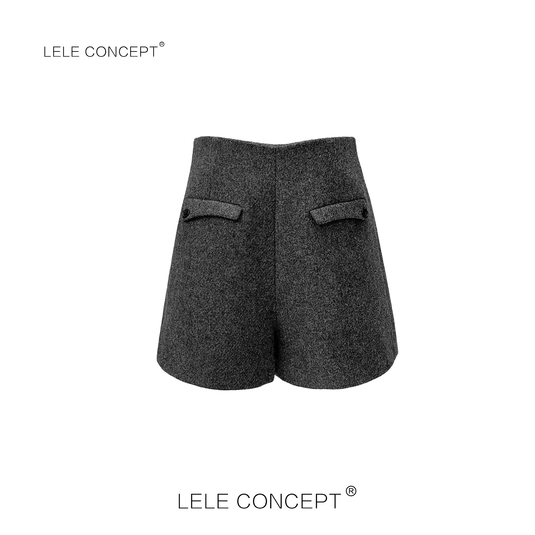 LELE CONCEPT 丨「漾」时尚百搭两色兜盖短裤K0296