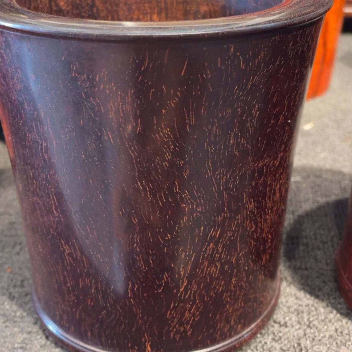 【闪购商品】雕刻木材M***g印度小叶紫檀笔筒