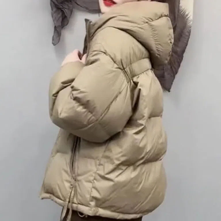 新款2023羽绒服羽绒服女冬季新款韩版宽松时尚袄小个子连帽大码款