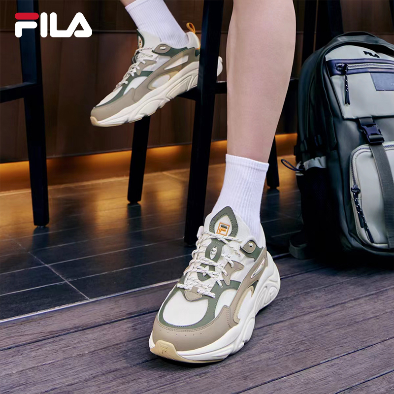 FILA斐乐男鞋夏季新风尚百搭潮流复古运动经典老爹鞋F12M422107F