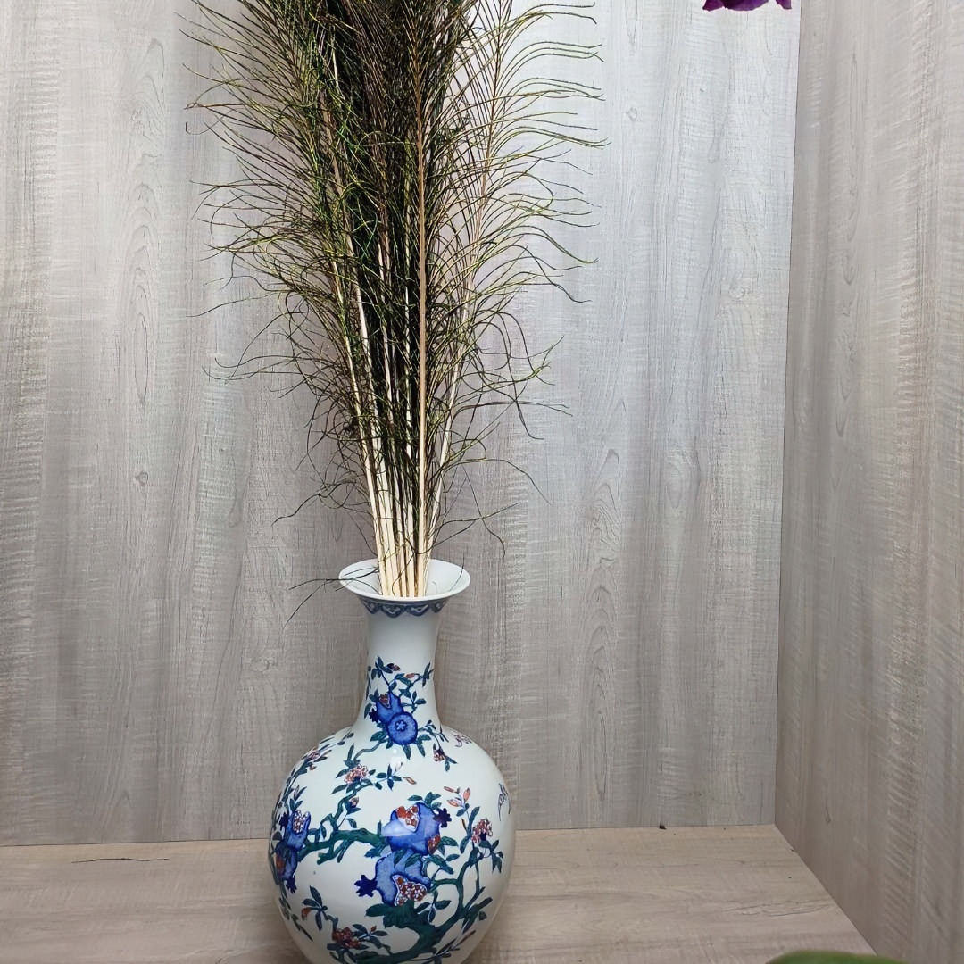 家居装饰用纯天然孔雀羽毛110-120客厅装饰35支