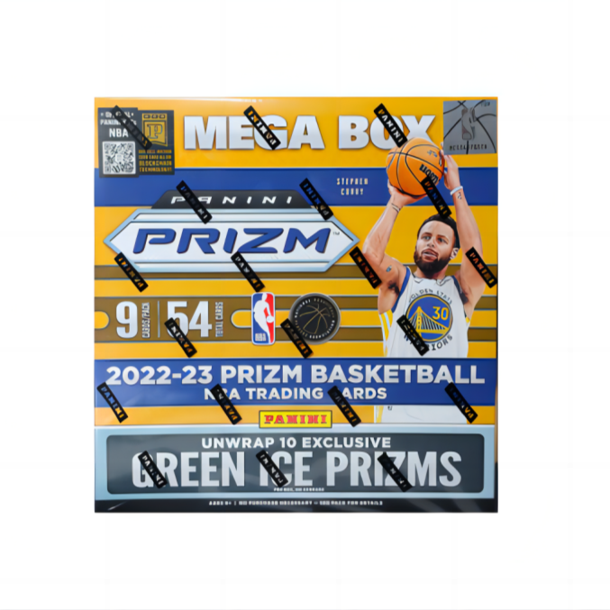 篮球 NBA 22-23 panini Prizm Mega 绿碎冰 球星卡 盲盒  pz mega