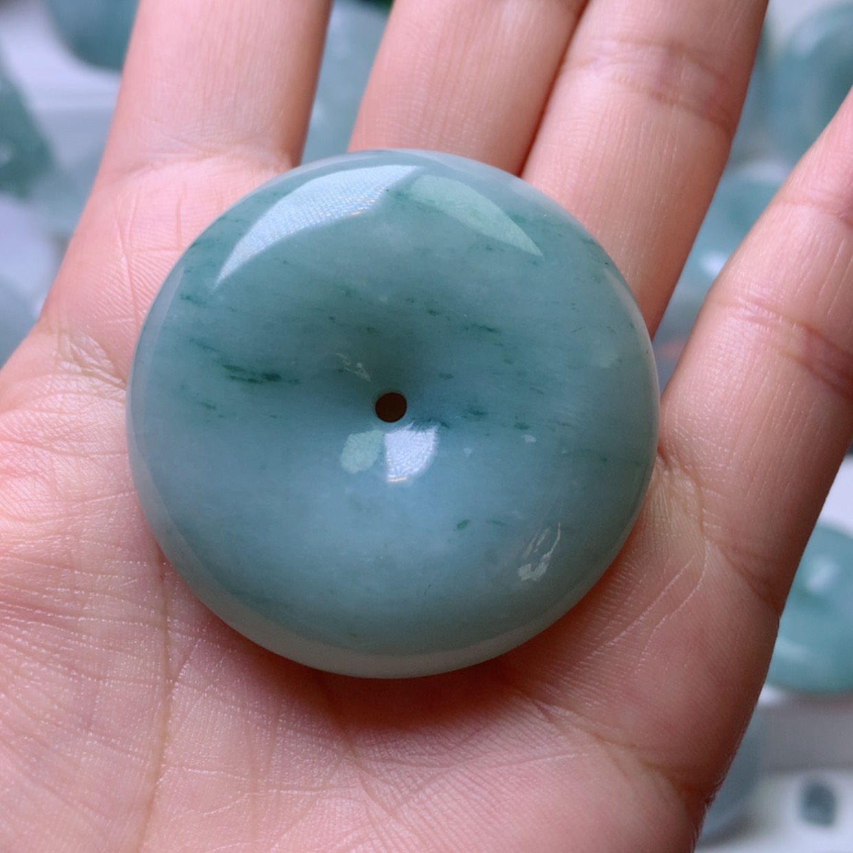【闪购商品】翡翠吊坠(不含链)未镶嵌三***子