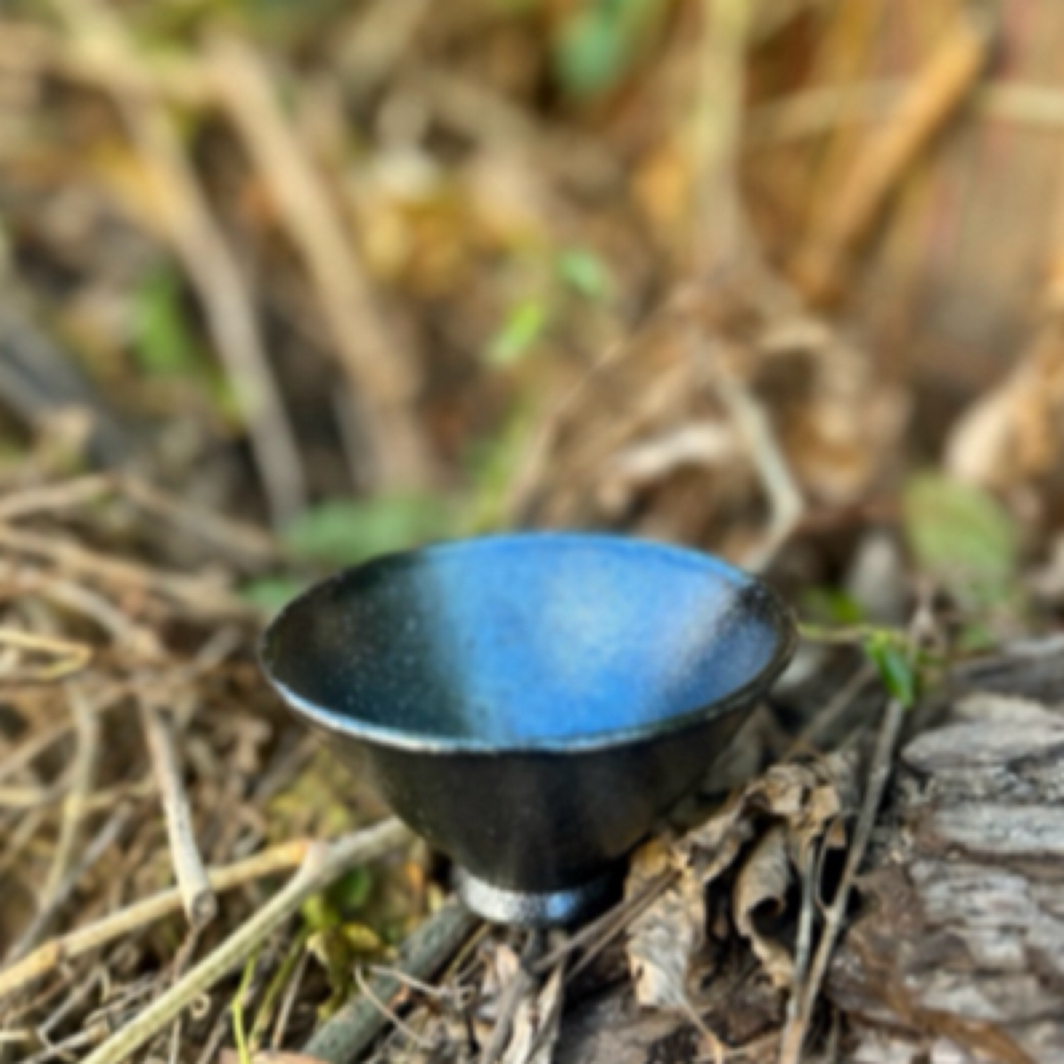 【建水杨坤柴烧】复古柴烧高脚杯