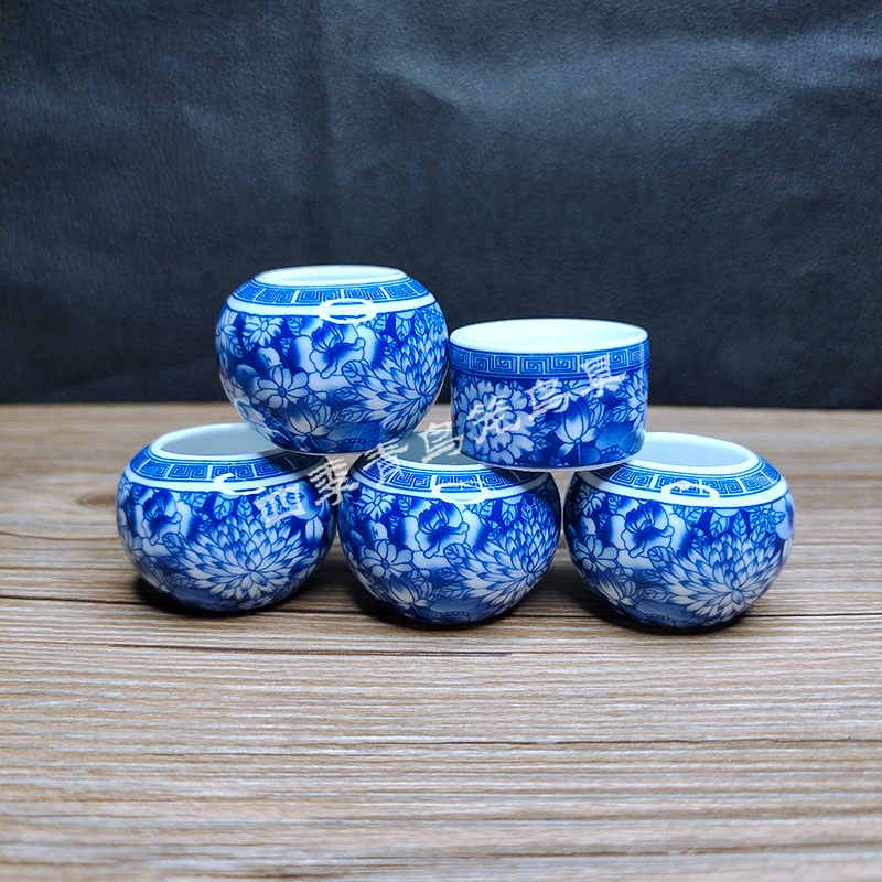 万花绣眼鸟食罐鸟杯鸟碗